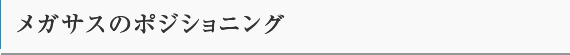 メガサスのポジショニング